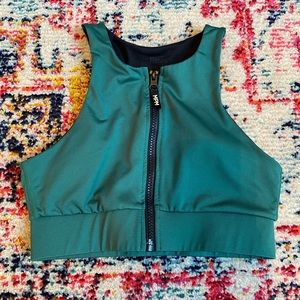 Front zip Sports Bra